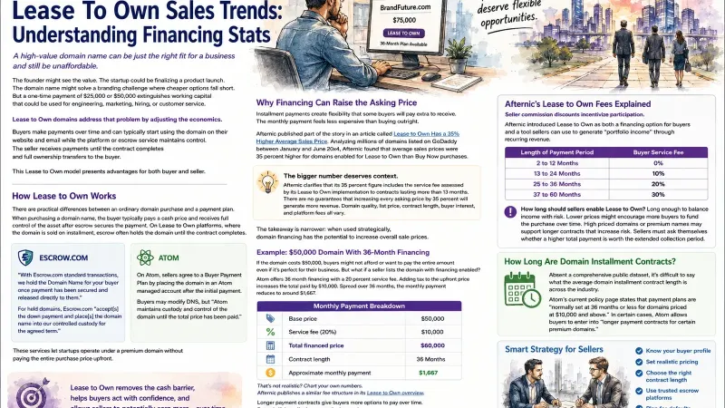 Lease To Own Sales Trends: Understanding Financing Stats