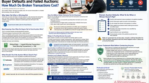 Buyer Defaults and Failed Auctions: How Much Do Broken Transactions Cost?