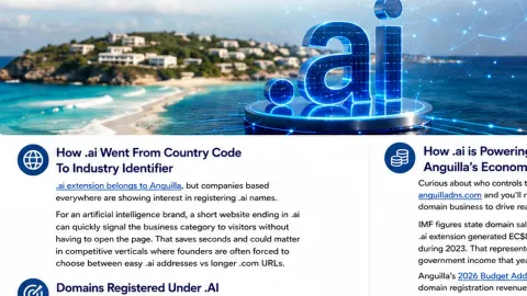 The .AI Story: How a Tiny Island Grew to 1 Million Domains