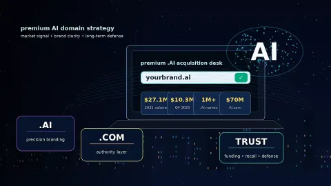 AI Domain Sales Data 2026: What the .AI Domain Surge Actually Means for Potential Buyers