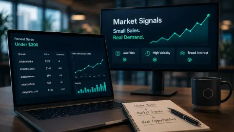 Under $300 High Velocity Segment: What Latest Small Domain Sales Are Telling Us About True Market Demand