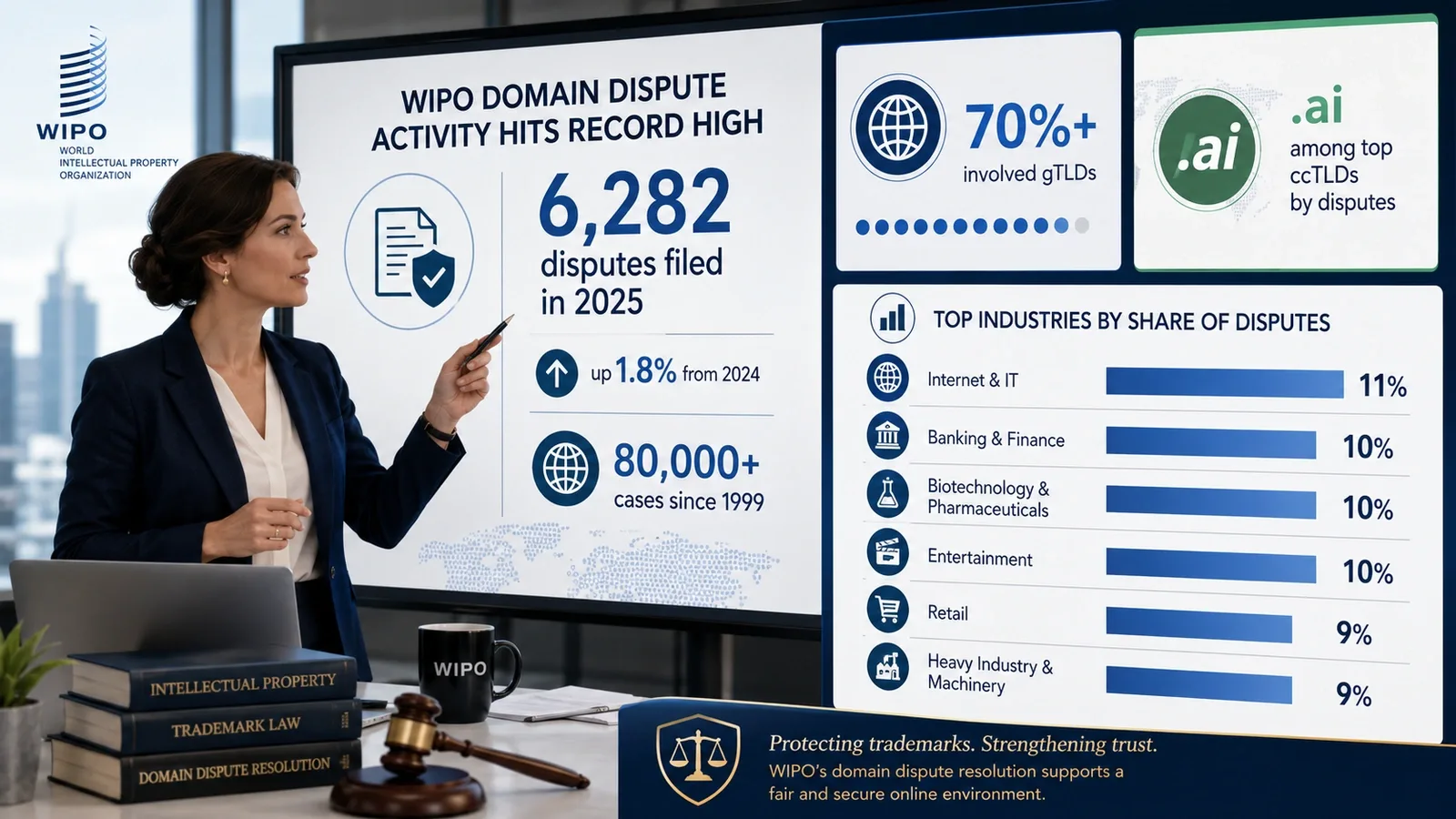 Article-51: Trademark Battles: WIPO Hits All Time High In Domain Name Dispute Filings