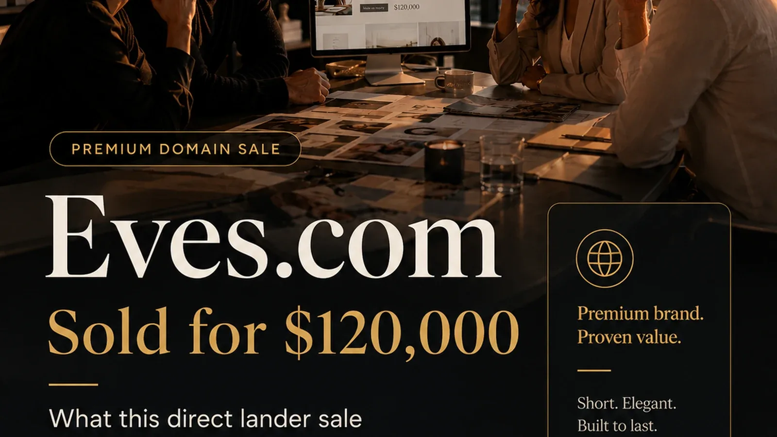 Article-63: Sold via NamePros for $120,000: What To Learn From The Eves.com Sale