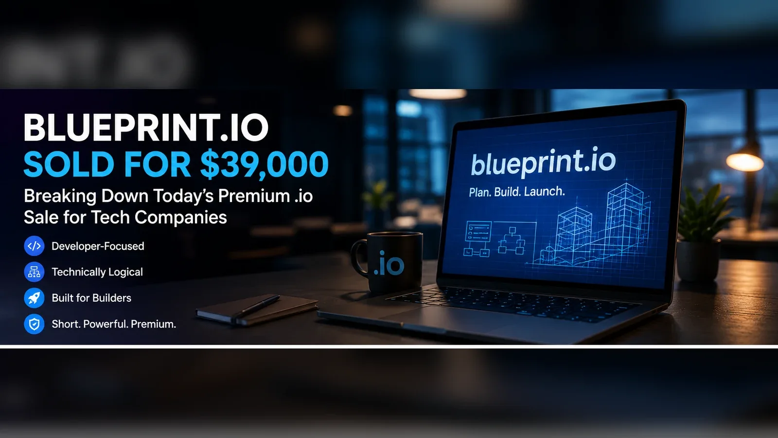 Blueprint.io Sold for $39,000: Breaking Down Today’s Premium .io Sale for Tech Companies