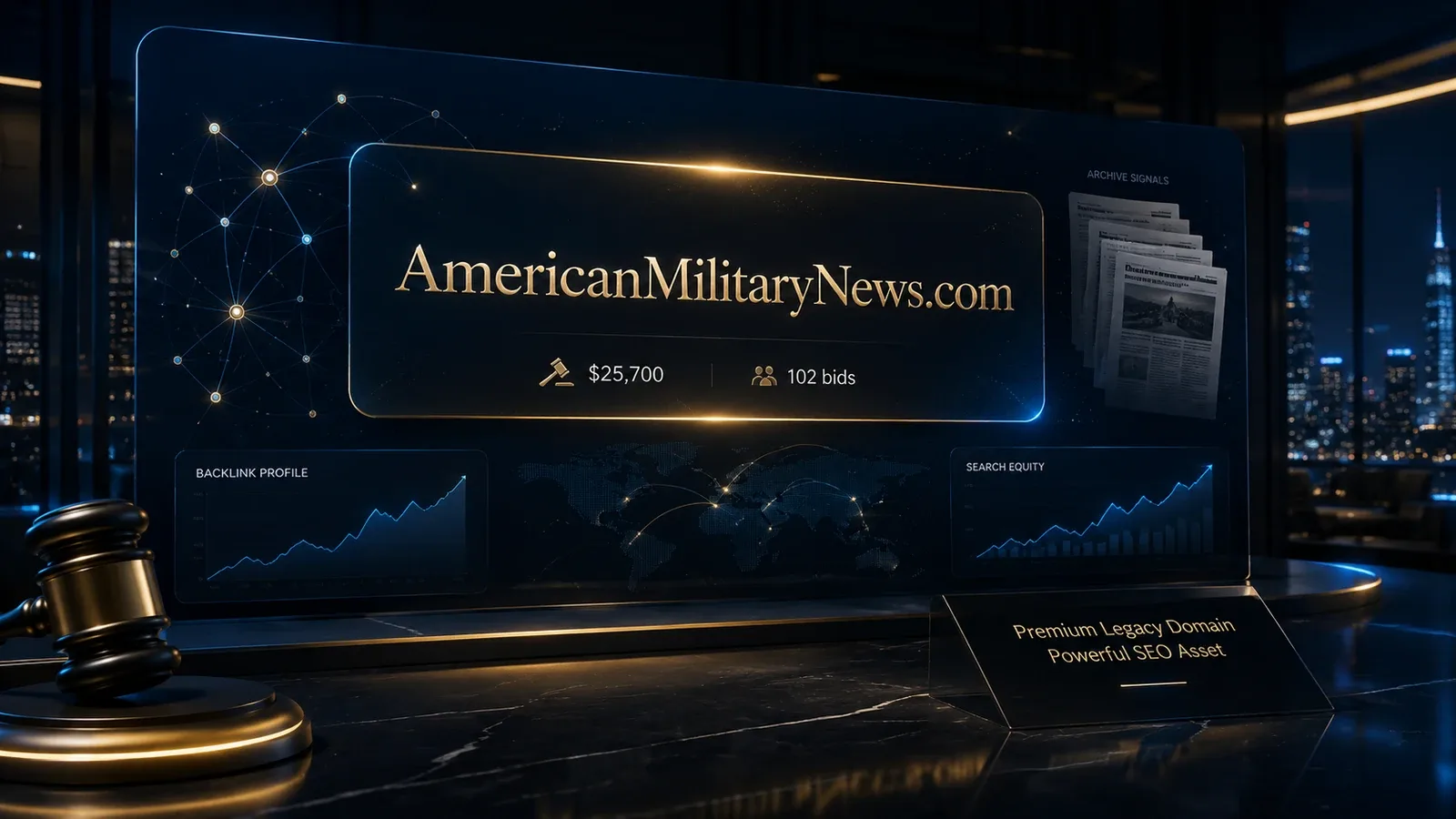 Sold For $25,700: AmericanMilitaryNews.com Domain Shows Why SEO Buyers Love Legacy Media Names